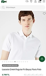 LACOSTE REGULAR FIT BEYAZ PARIS POLO