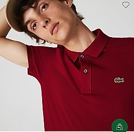 Lacoste Erkek Classic Fit Bordo Polo